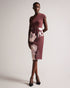 NIMALA-Dresses-Asymmetric Bodycon Dress- Ted Baker Romania